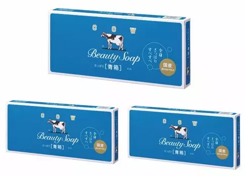 Молочное мыло Cow Brand Soap Blue Box 85g 6 Pieces 3 Box Set