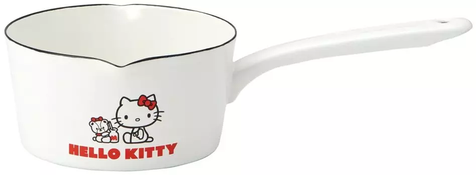 Молочный хлеб Skater Enamel Double Mouth 15 см Hello Kitty Tiny Chum Sanrio 1.2 л & ENMP1-A