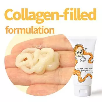 Молочный коллагеновый керамидный протеин, белый, 50 мл