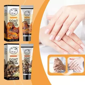 Молочный крем для рук увлажняет сухие трещины, не оставляя жирного блеска