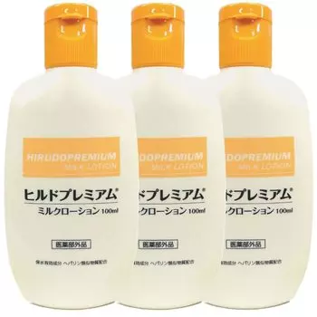Молочный лосьон Hild Premium с гепарином, аналогичное вещество, лекарственное средство, рецепт не требуется, 100 мл, 3 флакона, квазилекарство