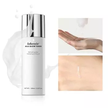 Молочный тоник на 100 мл подходит для увлажнения и увлажнения лица. 100ml