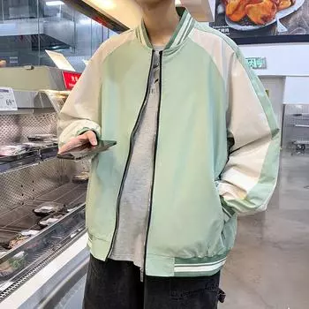 Молодежь, студенты, мужчины и женщины, осень, новые уличные куртки, повседневные куртки в тон цветам, мужские S чёрный