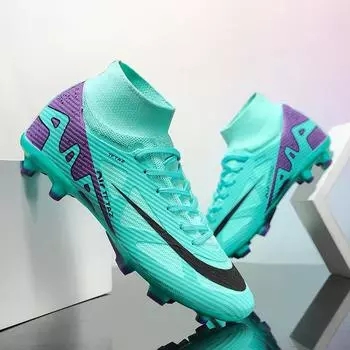 Молодежная футбольная обувь студенты трава шипы мужчины и женщины длинные сломанные ногти тень тренировочная обувь футбол 35