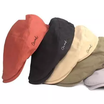 Молодежная кепка мужская и женская берет ретро повседневная кепка с язычком утиная шляпа шляпа мужская кепка M56-58cm оранжевый