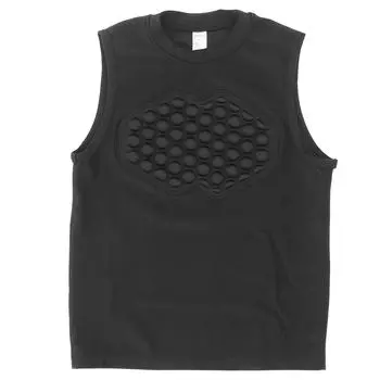 Молодежная компрессионная рубашка, жилет, защита груди от столкновений, бейсбольная рубашка, молодежная мягкая накладка на грудь, ребра Pr YS