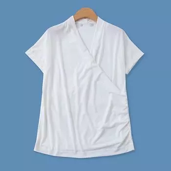 Молодежные Летние Новые Топы с Перекрещенными Бретелями и Короткими Рукавами, Футболка Milky White 42