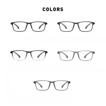 Молодежный тренд в антисиней оправе для очков TR Полнокадровые очки для мужчин и женщин с одинаковыми оптическими линзами.