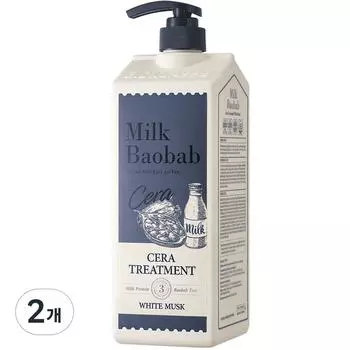 Молоко Baobab Cera Treatment White Musk, 1,2 л, 2 шт.