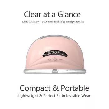 Молокоотсос Hands-Free повышает эффективность лактации Молокоотсос с 3 режимами Двойная герметизация