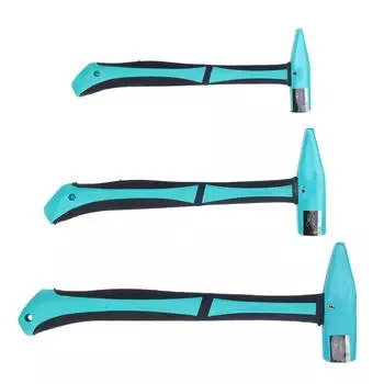 Молот машиниста из углеродистой стали с ручкой TPR, многофункциональный кузнечный молот для инженеров-кузнецов S