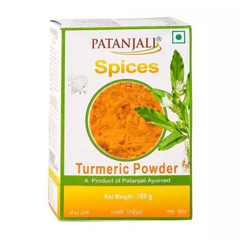 Молотая Куркума (100 г), Turmeric Powder, Patanjali 3x100g