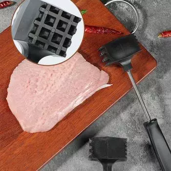 Молоток для мяса, инструмент для стейка, молоток для сыпучего мяса, инструмент для западной еды, инструмент для нежного мяса, инструмент для Бога, креативный кухонный инструмент чёрный