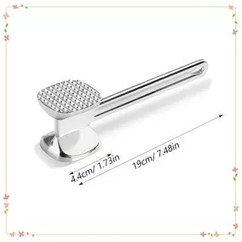 Молоток для отбивания мяса из нержавеющей стали, двусторонний молоток для стейков для домашнего использования