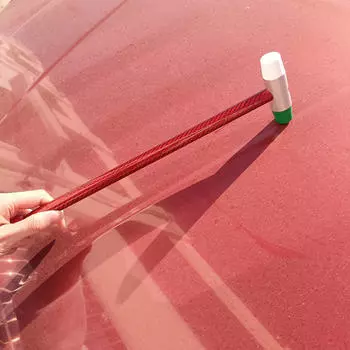 Молоток для ремонта вмятин на автомобиле, ручной телескопический инструмент для кузова автомобиля красный