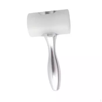 Молоток для резьбы по коже ручной нейлоновый многоцелевой прочный прямой головкой для резки своими руками белый