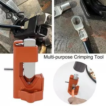 Молоток Кримпер Инструмент для обжима клемм проводов Портативный широко используемый электриком Клещи для обжима клемм проводов аккумуляторов 650