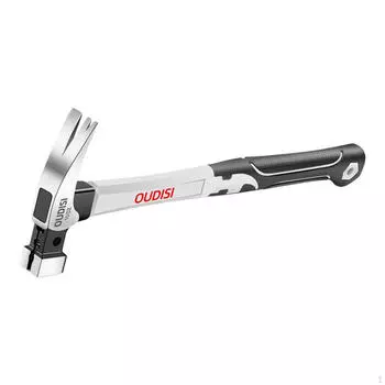 Молоток с противоскользящей ручкой портативный из нержавеющей стали для кемпинга для палаточных колышков дома своими руками Square head