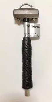 Молоток Tsubaki модель OH с модифицированной каменной головкой и скобой для головки 0,85 кг серебряный