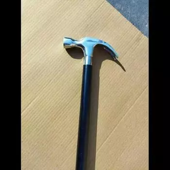 Молоток Твердая Головка Шариковая Ручка Ручной Стиль Трость Для Ходьбы Деревянные Трости