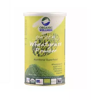 Молотые Ростки Пшеницы (100 г), Wheatgrass Powder, Organic Wellness