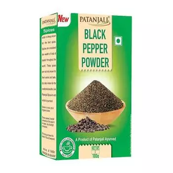Молотый Черный перец (100 г), Black Pepper Powder, Patanjali