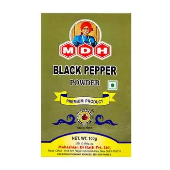 Молотый черный перец (100 г), Black Pepper Powder, MDH