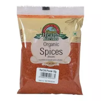 Молотый Красный перец (100 г), Red Chilli Powder, Health Fields