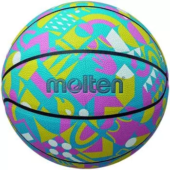 Molten Basketball Graphic Ball 24 Artificial Leather Size 6 B6F3600-2