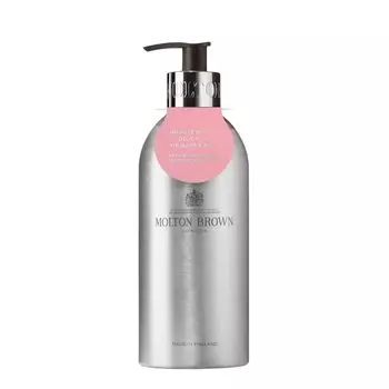 MOLTON BROWN Delicious Rhubarb Rose Bath Shower Gel Infinite Bottle 400 мл Molton Brown Floral English Garden Fruity Gift [Официальный] & & розовый