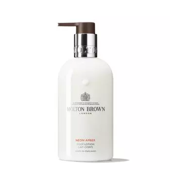 MOLTON BROWN Neon Amber Body Lotion 300ml Moisturizing Aromatic Woody Gift Creamy Mysterious [Official]
