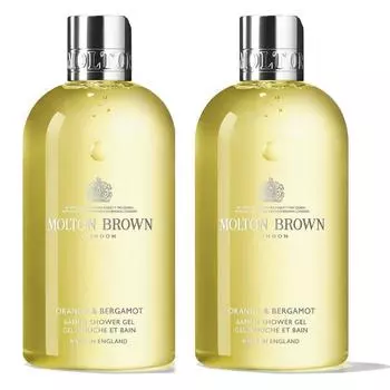 Molton Brown Orange & Bergamot Bath Shower Gel, 2 packs, 300ml