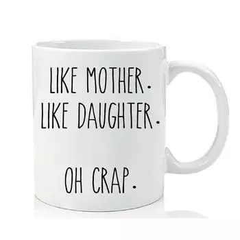 Mom Mother S Day Ceramic Coffee Mug Daughter Tea Mug Mother In Law Oh Crap 301-400ml