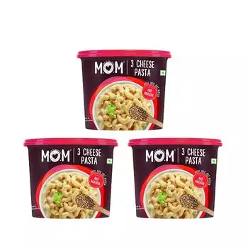 MOM - Паста Meal of the Moment 3 сыра 74г (Пакет из 3) Готов есть Pack of 3