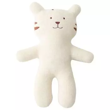Mom s Nature Baby Organic Attachment Plush Toy Tiger, White, Korean baby products