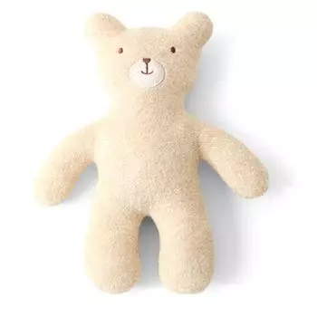 Mom’s Nature Newborn Attachment Doll Teddy Bear, Beige, Korean baby products