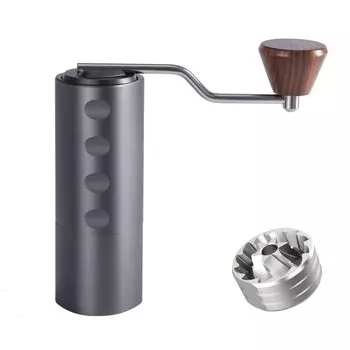 MoMansion Ручной помол кофе Ручной кофе Регулируемый нержавеющая сталь Равномерный Легко чистить Мельница, Кофемолка, Грубость, Ступка, Наружная, Полировка,