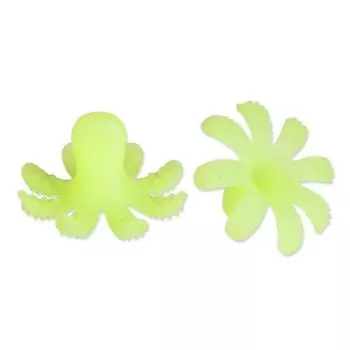 Mombella Ollie The Octopus Baby Teether Toys Силиконовая зубная щетка и ванна Home Green fruit