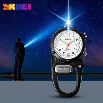 Moment America новые многофункциональные часы с фонариком, спортивные, светящиеся, с пряжкой, карманные часы для путешествий на открытом воздухе, альпинизма синий