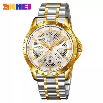 Новые мужские часы Moment America с креативным трехмерным циферблатом, водонепроницаемые на 30 метров, со стальным ремешком, кварцевые часы с календарем и светящимся корпусом