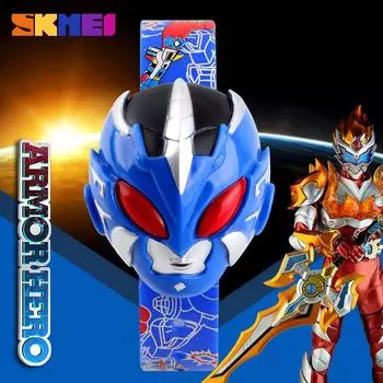 Moment American Cartoon Cerro Ultraman Детские часы 1239 Игрушки для мальчиков и девочек Начальная школа Электронные часы чёрный