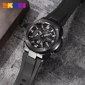 Moment American Student Outdoor Sports электронные часы Military Wind Dual Movement мужские многофункциональные водонепроницаемые светящиеся часы