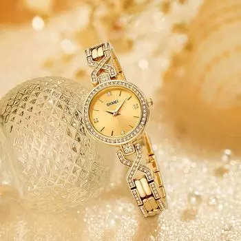 Moment Beauty Fashion бриллиантовые женские часы Light Luxury Elegance Temperament Watch женские часы водонепроницаемые кварцевые часы серебряный