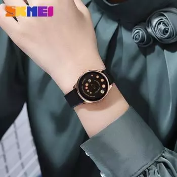 Moment Beauty Fashion Simple Creative женские часы Изысканные маленькие круглые школьные универсальные кварцевые часы