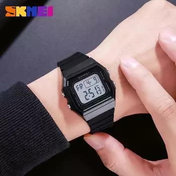 Moment beauty fashion sports small square student electronic watch 1683 simple trend youth хронограф electronic watch