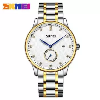 Moment Beauty Модные мужские часы Круглые простые повседневные мужские кварцевые часы из нержавеющей стали Деловые мужские часы