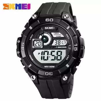 Moment Beauty Мужские электронные часы студенческие многофункциональные водонепроницаемые часы светящиеся светодиодные электронные часы красный