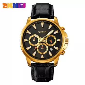 Moment Beauty Мужские часы Кварцевые часы Ремень Мужские часы Водонепроницаемые часы Многофункциональные хронограф Круглые модные часы Мужские