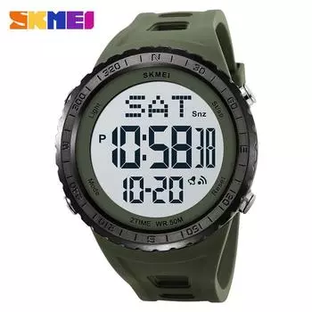 Moment Beauty Мужские часы Многофункциональные светящиеся водонепроницаемые электронные часы Студенческие электронные часы Спортивные уличные светодиодные часы