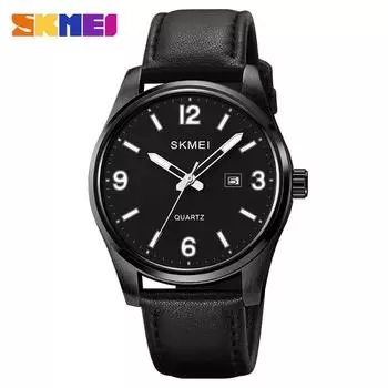 Moment Beauty Мужские часы Ультратонкие кварцевые часы Модные водонепроницаемые мужские часы Кожаный ремешок Персонализированные простые часы для мужчин серебряный